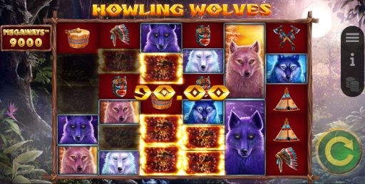 Howling Wolves Tumble