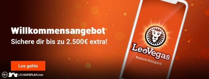 4x seine Einzahlung verdoppeln und 200 Cash Spins - das geht nur bei Leo Vegas