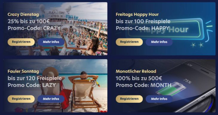LuckyDreams aktionen