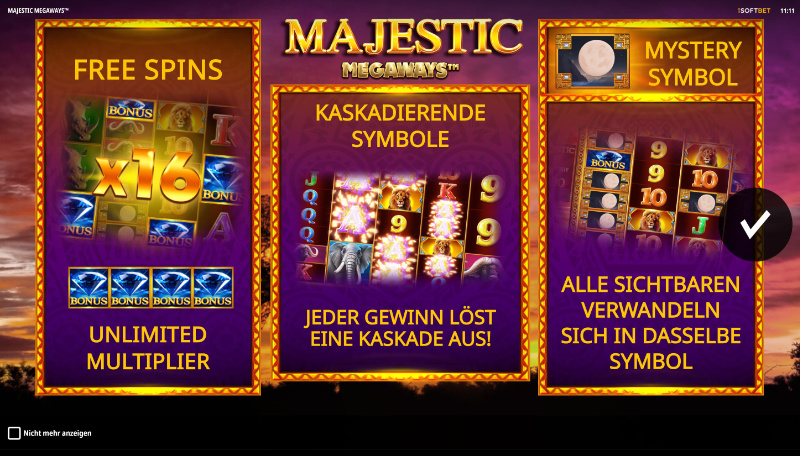 Majestic-megaways-spielen