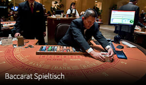 Baccarat Spieltisch