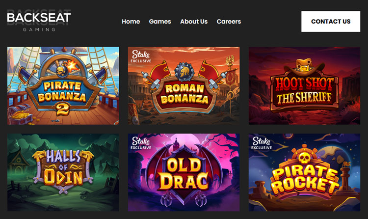 Spiele, die nur bei Stake verfügbar sind, hat der Hersteller auf seiner Webseite als "Stake Exclusive" markiert.