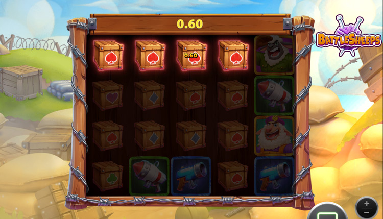 Battlesheeps Slot Win - Four Spades