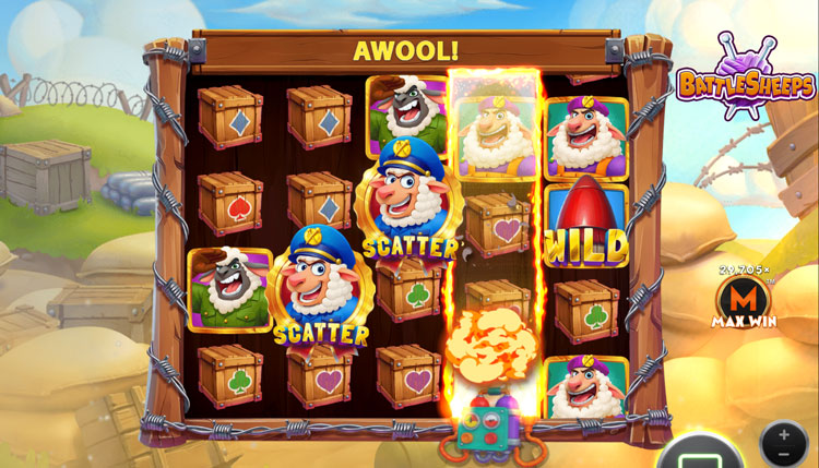 Battlesheeps Slot Scatter