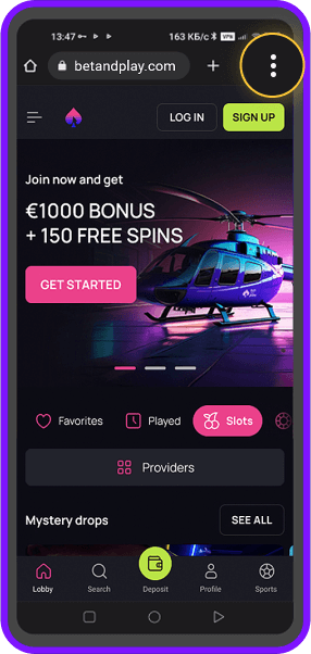 Betandplay mobile