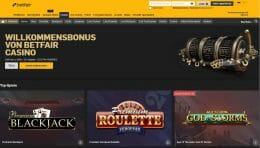 Betfair Casino Website