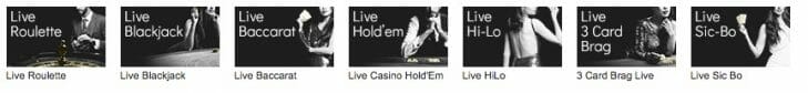 Betfair Live Casino