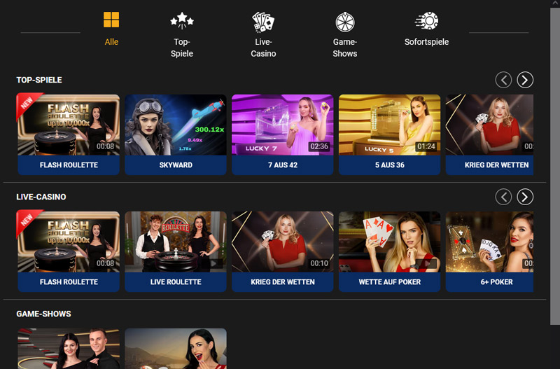 BetgamesTV Live Games