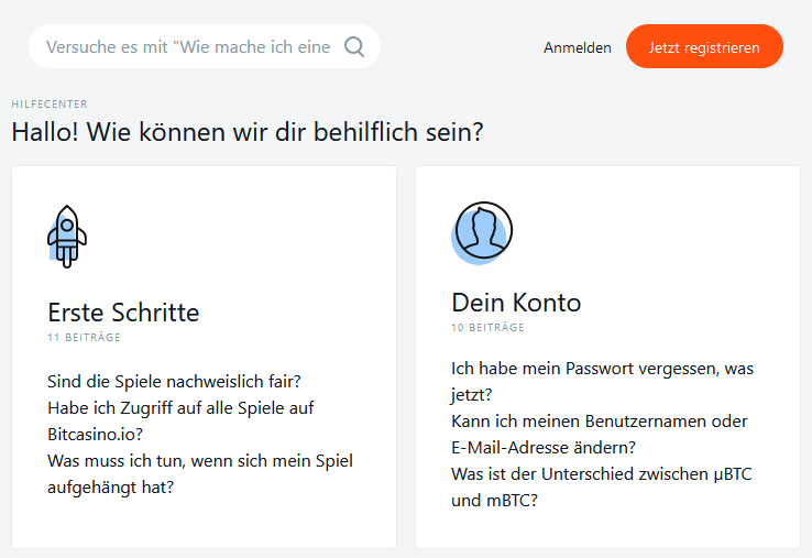 bitcasino-kundendienst-hilfecenter