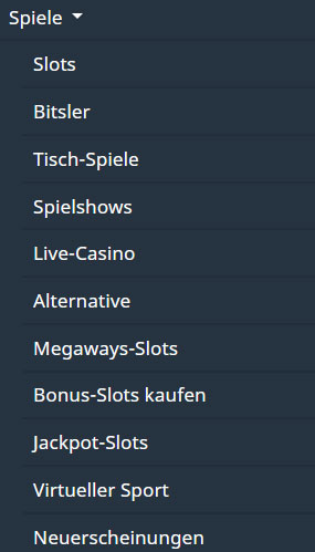 Bitsler Casino Spiele