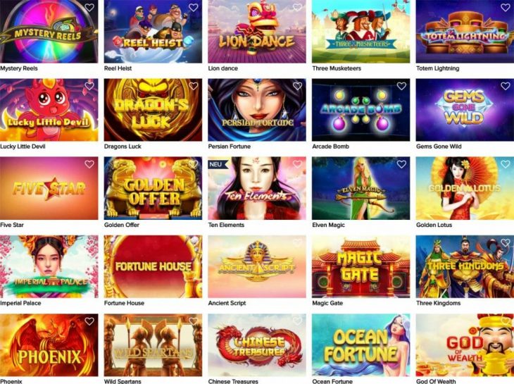 Casino Euro Spielangebot