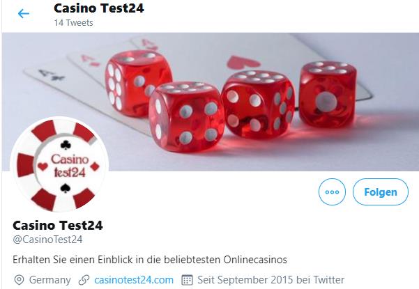 CasinoTest24 auf Twitter