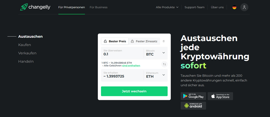 changelly-krypto-tausch