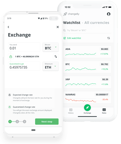 Changelly mobile App