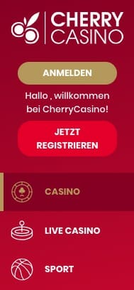 Cherry Casino Menü