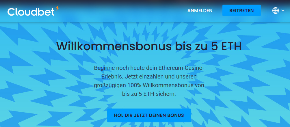 cloudbet-ethereum-neukunden-bonus