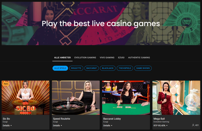 cloudbet-live-casino-games