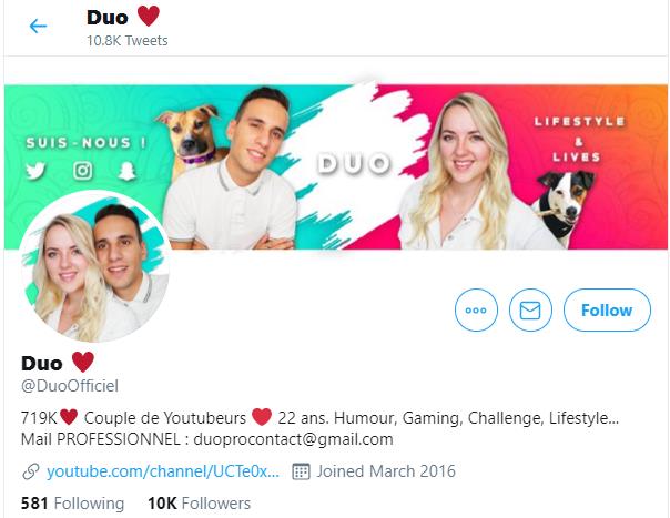 Duooff on twitter