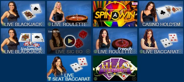 Europa Casino Live Spiele