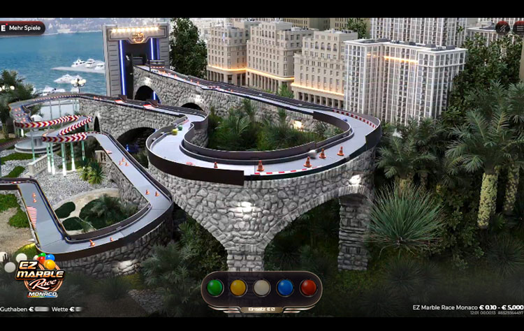 Marble Race von Ezugi