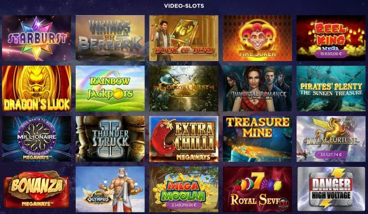 Genesis Casino Spiele