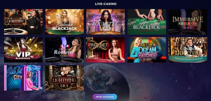 Genesis Casino Live Spiele