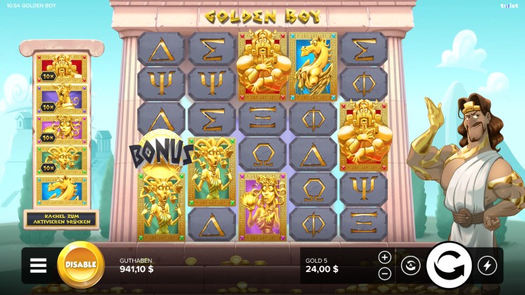 Golden Boy Vorschau Slot