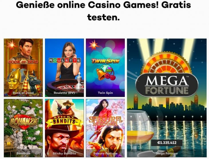 Highroller Casino Spiele