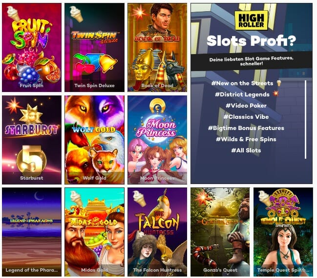 Highroller Casino weitere spiele