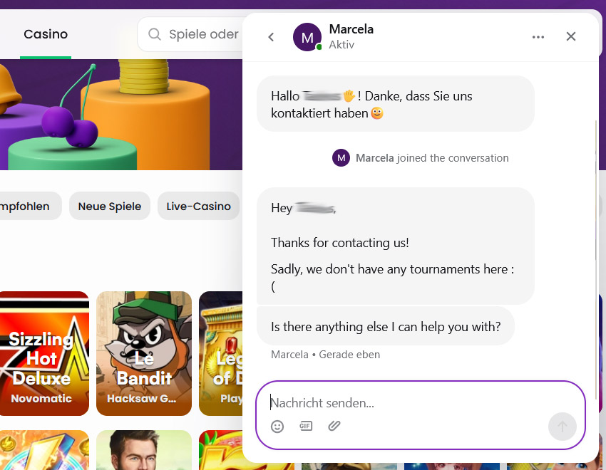 Instaspin Live Chat