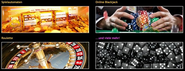 Jackpot City Spiele Kategorien