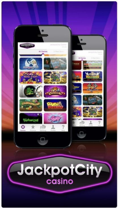 Jackpot City app für Iphone