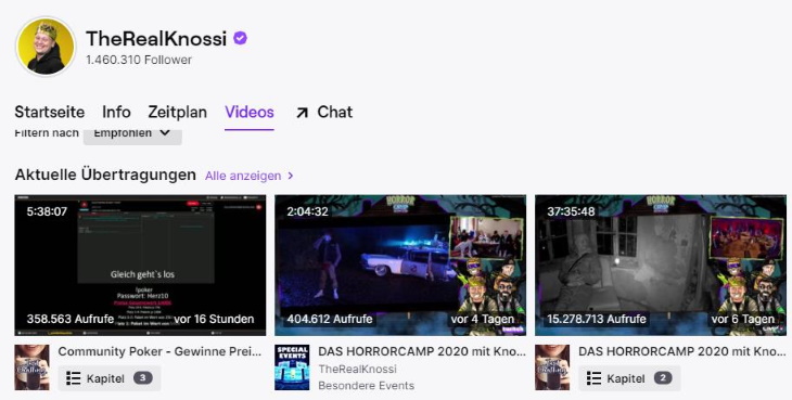 TheRealKnossi auf Twitch