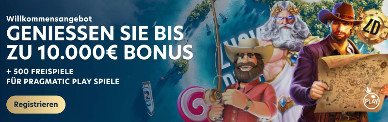 Beim Neukundenbonus von Lucky Dreams gilt Maximal 5€ Einsatz pro Spin zum Freispielen des Bonus