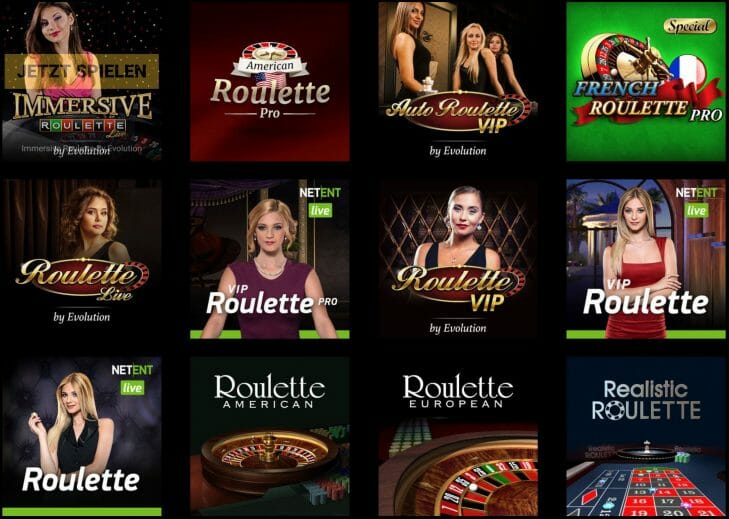 Mega Casino Live Spiele