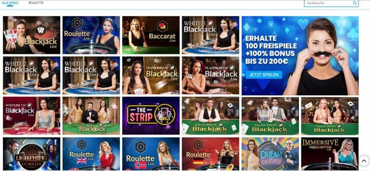 Mr. Play Live Casino Spiele