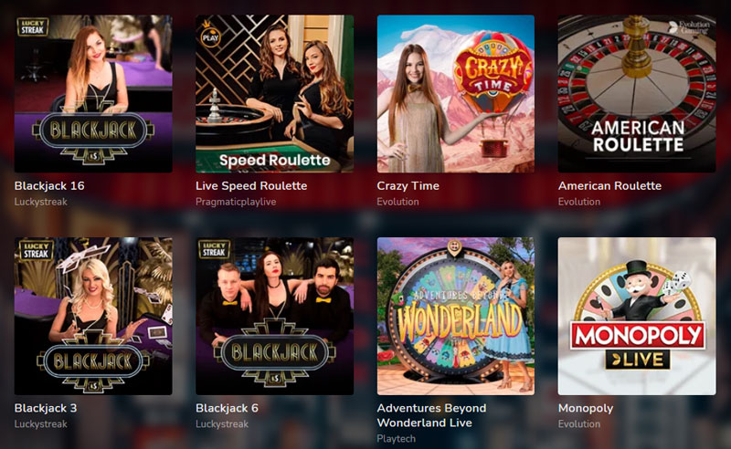 Oshi Casino live