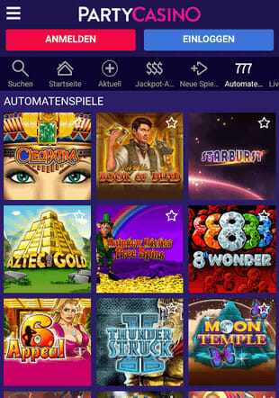 Party Casino Mobile App