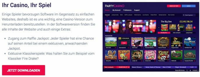 Party Casino Software Download