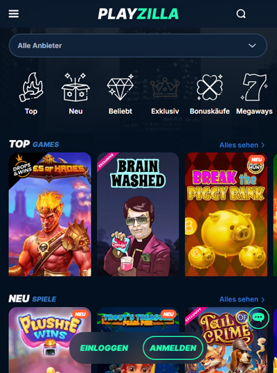 Playzilla Casino Mobil