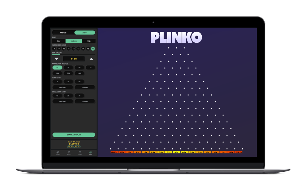 Plinko von Hacksaw Gaming