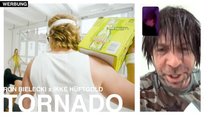 Ron Bielecki und Ikke Hüftgold mit Tornado