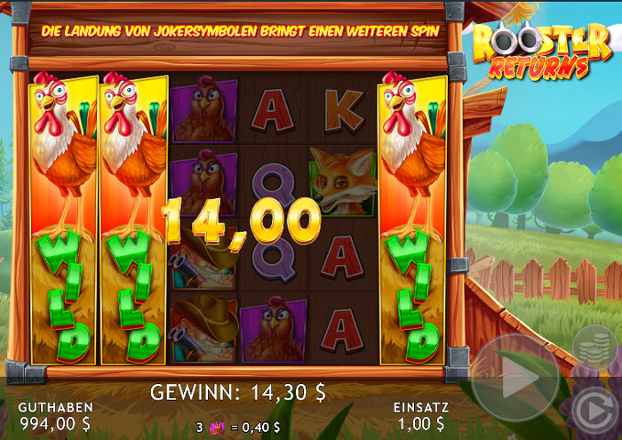 Expandierende Wilds bringen Respins und weitere Chancen auf Gewinnkombinationen.