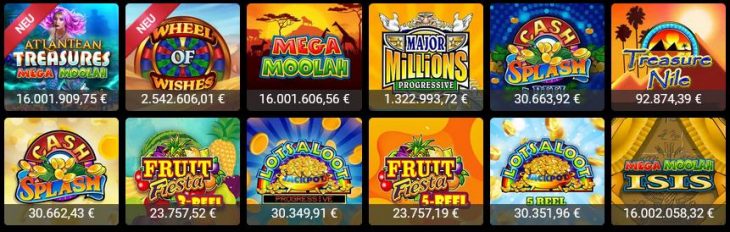 Royal Vegas Jackpot Spiele