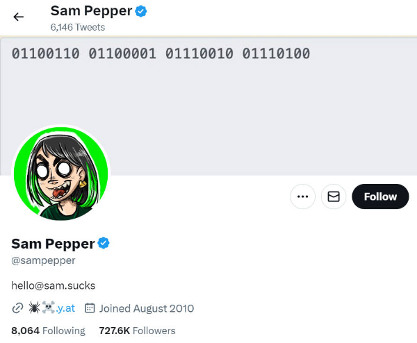 sam twitter