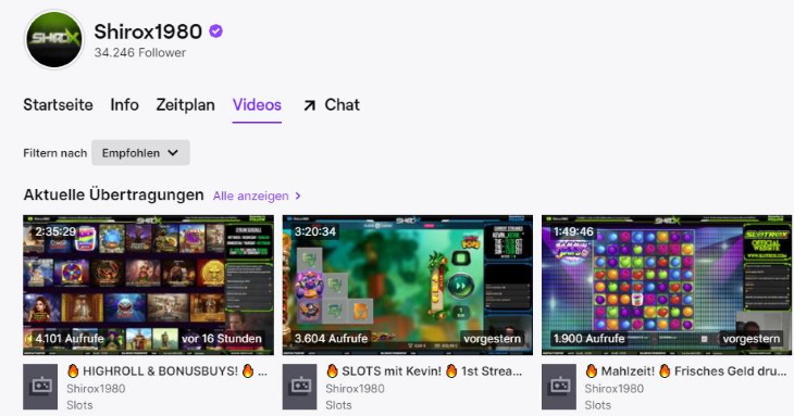 Streamer Shirox1980 hat auf Twitch über 34.300 Follower