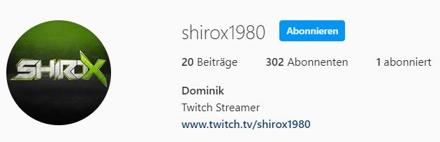 Shirox1980 bei Instagram