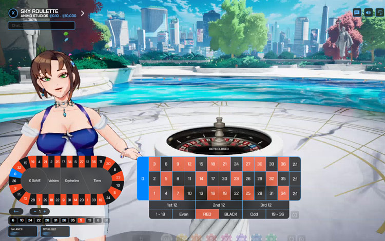 Sky Roulette - Bets Closed