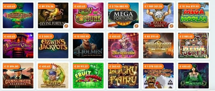 Speedy Casino Jackpot Spiele