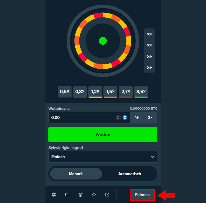 Stake Darts Fairness prüfen